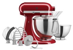 бомбона јабука црвена KitchenAid Артисан серија 5 литара миксера са нагибном главом са премиум пакетом додатака апарати X6886