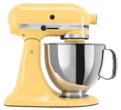 величанствено жуто KitchenAid Артисан серија 5 литара миксер са нагибном главом апарати X68848