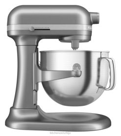 контура сребра KitchenAid Стојећи миксер од 7 литара са подизањем посуде са редизајнираним врхунским додирним тачкама апарати X68815