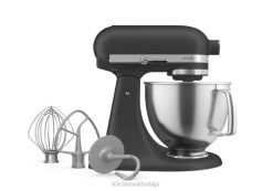 ливено гвожђе црно KitchenAid Артисан серија од 5 литара са нагибном главом и врхунским додирним тачкама апарати X68825