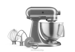 металик хром KitchenAid Артисан серија од 5 литара са нагибном главом и врхунским додирним тачкама апарати X68832