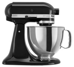 оникс црни KitchenAid Артисан серија 5 литара миксер са нагибном главом апарати X68855