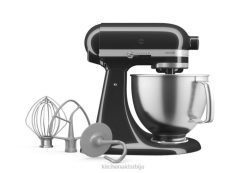 оникс црни KitchenAid Артисан серија од 5 литара са нагибном главом и врхунским додирним тачкама апарати X68833
