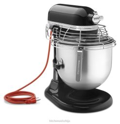 оникс црни KitchenAid НСФ сертификована комерцијална серија од 8 литара миксера са постољем са подизањем посуде са штитником за посуду од нерђајућег челика апарати X68897