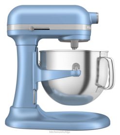 Плави сомот KitchenAid Стојећи миксер од 7 литара са подизањем посуде са редизајнираним врхунским додирним тачкама апарати X68820