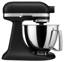 црна мат KitchenAid Артисан мини 3,5 куарт миксер са нагибном главом апарати X68881