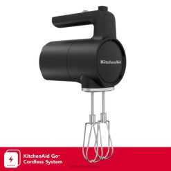 црна мат KitchenAid го бежични ручни миксер - батерија се продаје засебно апарати X688236