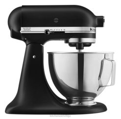 црна мат KitchenAid делуке 4,5 литара миксер са нагибном главом апарати X68870